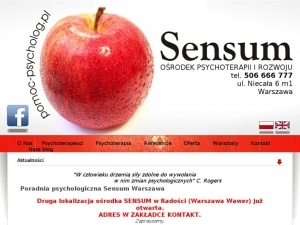 Psycholog w centrum Warszawy